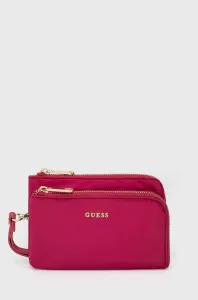Kozmetická taška Guess ružová farba #2577159