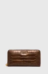 Peňaženka Guess dámsky, hnedá farba #8767396
