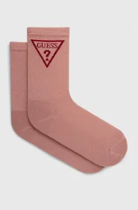 Ponožky Guess ELLEN dámske, biela farba, V2GZ00 ZZ00I #8674822