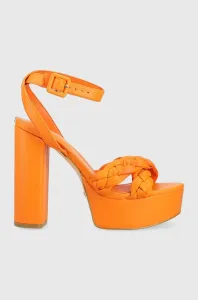Sandále Guess GABIRA oranžová farba, FL6GBR ELE03