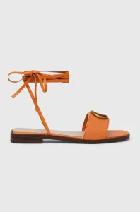 Sandále Guess KYARA dámske, oranžová farba, FL6KYA ELE03