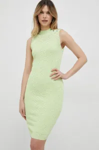 Šaty Guess zelená farba, mini, priliehavá #7529082