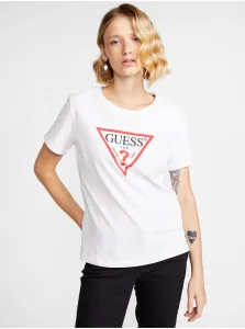 Guess dámske tričko Farba: G011 Pure White, Veľkosť: XS #172589