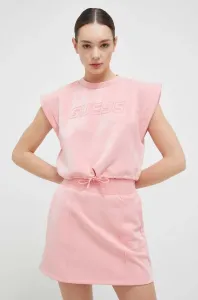Tričko Guess dámsky, ružová farba #7504423
