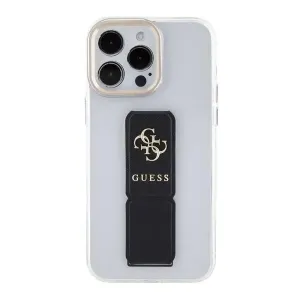 Zadný kryt Guess PU Grip Stand 4G Metal Logo pre iPhone 15 Pro Max, čierna 57983117152