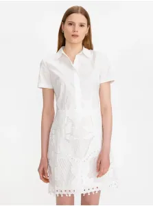 Košeľové šaty pre ženy Guess - biela #1057597