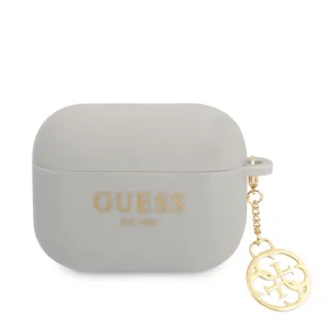 Obal Guess GUAPLSC4EG AirPods Pro cover grey Silicone Charm 4G Collection (GUAPLSC4EG)