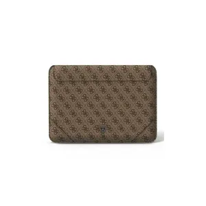 Guess Sleeve GUCS14P4TW 13/14 inch brown 4G Uptown Triangle logo