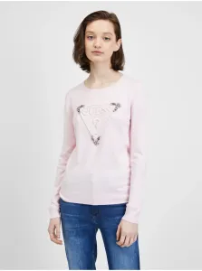 Light pink Ladies Sweatshirt Guess Ines - Women #704839