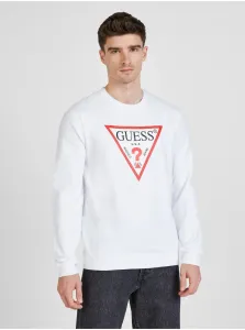 White Mens Sweatshirt Guess - Men #709701