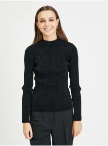 Black Women's Ribbed Sweater Guess Rita - Women #614859