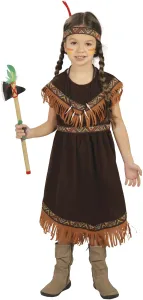 Guirca Detský kostým Indiánka Veľkosť - deti: M