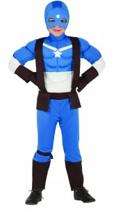 Guirca Detský kostým - Kapitán Amerika Veľkosť - deti: XL