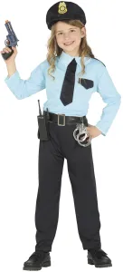 Guirca Detský kostým Policajt Veľkosť - deti: XL