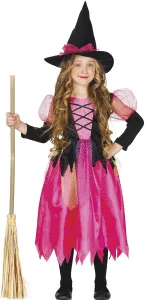 Guirca Detský kostým Ružová bosorka Veľkosť - deti: XL