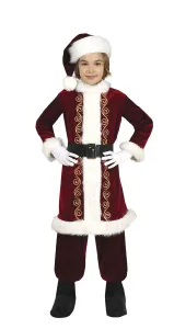 Guirca Detský kostým - Santa Claus bordový Veľkosť - deti: XL