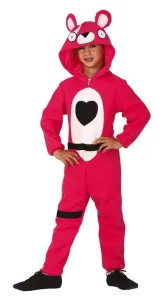 Guirca Detský kostým - Teddy bear ružový (Fortnite) Veľkosť - deti: 10 - 12 rokov