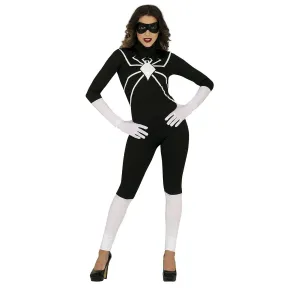 Guirca Dámsky kostým - Čierna Spiderwoman Veľkosť - dospelý: L