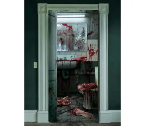 Guirca Dekorácia na dvere - Krvavá toaleta