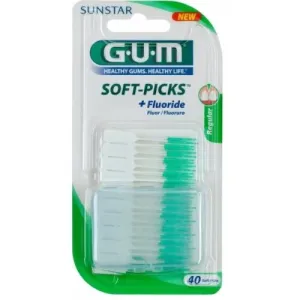 GUM MK Soft-Picks gumové medzizubné špáradlá s fluoridom 1x40 ks
