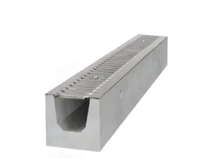 GUTTA betonový žlab A15 s pozinkovou mříží H120 1000x130x120 mm 30 ks/pal 4294681