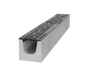 GUTTA betonový žlab B125 s litinovou mříží H150 1000x150x150 mm 20 ks/pal 4394351