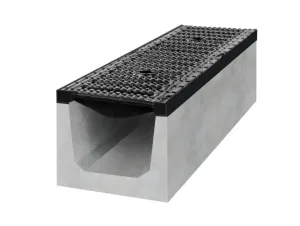 GUTTA betonový žlab D400 s litinovou mříží H200 1000x250x200 mm 12 ks/pal 4294735