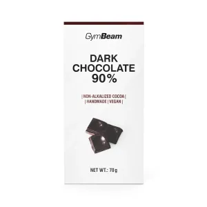 Horká čokoláda 90% - GymBeam 6 x 70 g #7146042