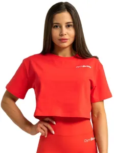 GymBeam Dámske tričko Cropped Limitless Hot Red M