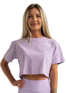 GymBeam Dámske tričko Cropped Limitless Lavender XS