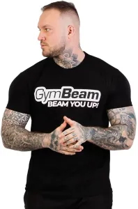 GymBeam Pánske tričko Beam Black M