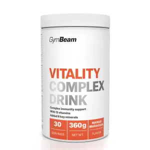 Vitality Complex Drink - GymBeam, príchuť zelené jablko, 360g