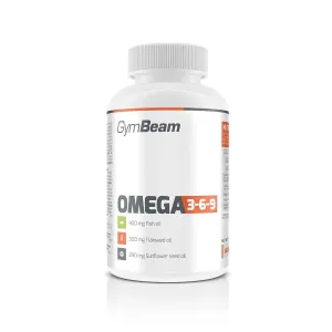 GymBeam Omega 3-6-9, bez príchute, 60 kapsúl