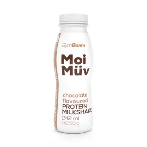 MoiMüv Protein Milkshake - GymBeam, čokoláda, 250ml