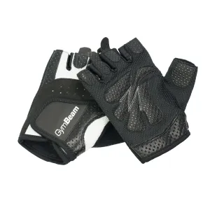 GymBeam Fitness Dámske rukavice Bella, white/black, veľ. M, 2 ks