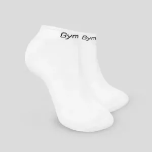 GymBeam Ponožky Ankle Socks 3Pack White  L/XL