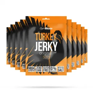 Sušené mäso Turkey Jerky - GymBeam, 50g #1935011