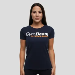 GymBeam Dámske tričko Grow Navy  MM