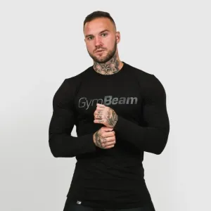 GymBeam T-shirt Long Sleeve Leisure Black  L