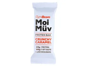 Proteínová tyčinka MoiMüv - GymBeam, chrumkavý karamel, 60g