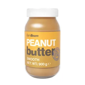 GymBeam Peanut Butter Crunchy 100 % orechový krém 900 g