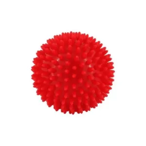 GYMY MASÁŽNA LOPTIČKA - ježko 9 cm červená, priemer 9 cm 1x1 ks