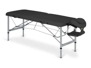 HABYS® Skladací masážny stôl HABYS® Aero Farba: čierna (#15) - Vinyl Flex, Veľkosť: 165 x 70 cm