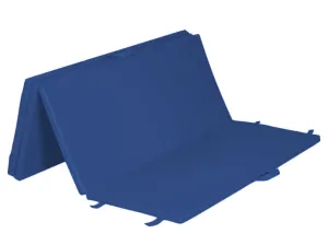 Skladací matrac HABYS® štvordielny Farba: tmavo modrá (#12) - Vinyl Flex, Rozmery: 200 x 120 x 3 cm