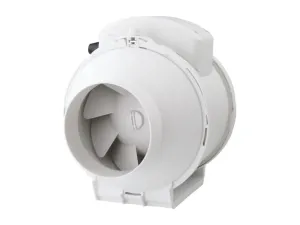 Diagonálny ventilátor potrubný HACO DVP HIDE 100 S biela AVDVPHIDE100S