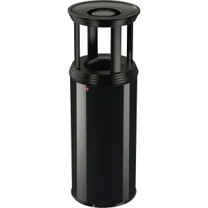 Hailo Bezpečnostný kombinovaný popolník ProfiLine Safe Plus XL, objem 45 l, v x Ø 920 x 330 mm, čierna