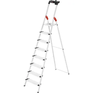 Hliníkový stojací rebrík so stupňami ComfortLine L80 Hailo #3726876