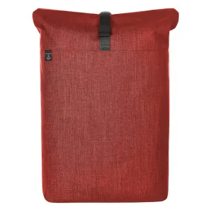 Halfar Rolovací batoh na notebook EUROPE - Červená kropenatá