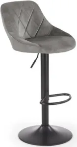 HALMAR Barová stolička H101 sivá