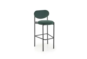 Expedo Barová stolička KEMO, 42x92x48, tmavo zelená